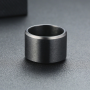 Sort fingerring til mand
