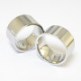 10 mm Glat Poleret Ring til Kvinder og Mænd