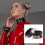 Fetich Låsbar Latex Manchetter