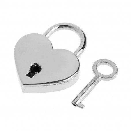 Sølv Hjerte Lås