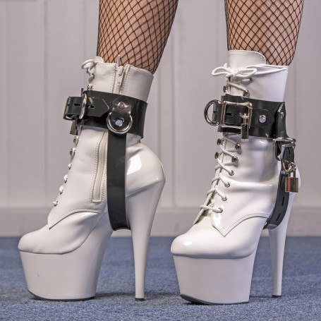 Rubber Ankle & Heel Bondage