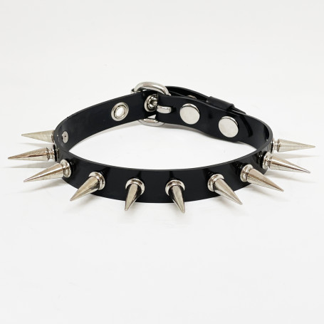 Punk Necklace With Rivets