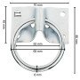 Bondage Metal O-ring Ophæng