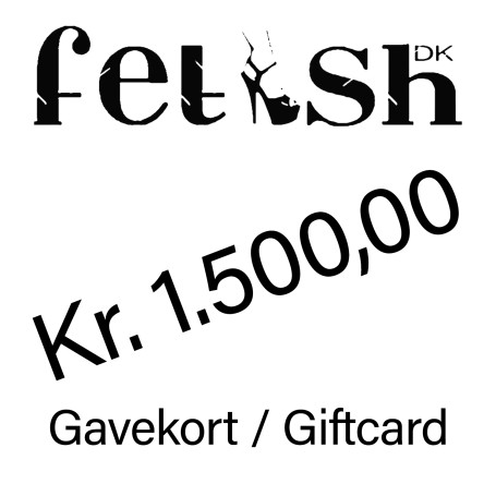 Gavekort Kr. 1.500,00 + Gratis Levering
