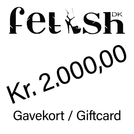 Gift Card DKK 2.000,00 + Free Shipping