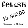 Gavekort Kr. 800,00