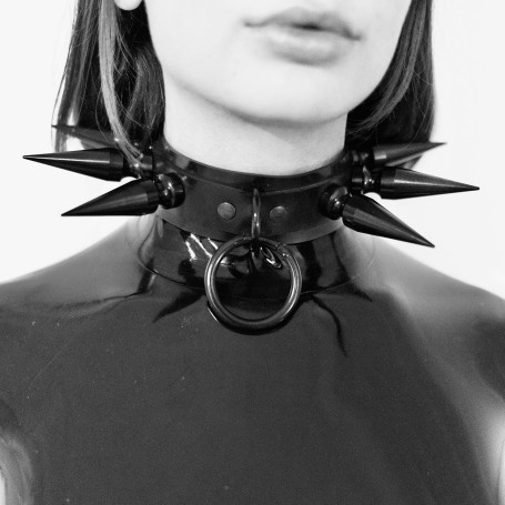 Black Spike Collar