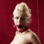 Red Leather BDSM Collar