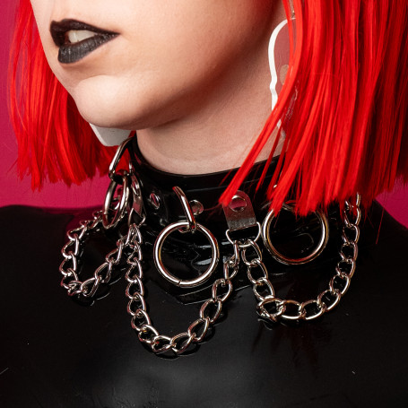 Goth / Emo Necklace With Chain