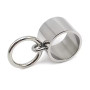 'O' BDSM Silver Ring