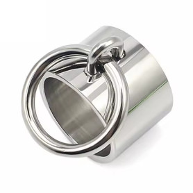 'O' BDSM Silver Colored Ring