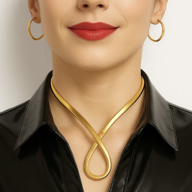 Statement Necklace (Gold Color)