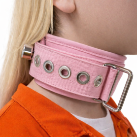 Bondage Halsbånd (Lyserød)