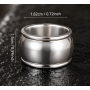 15 mm Ring With Edge and Round Look