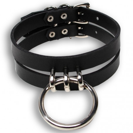 2-Rems 3D Latex Halsbånd